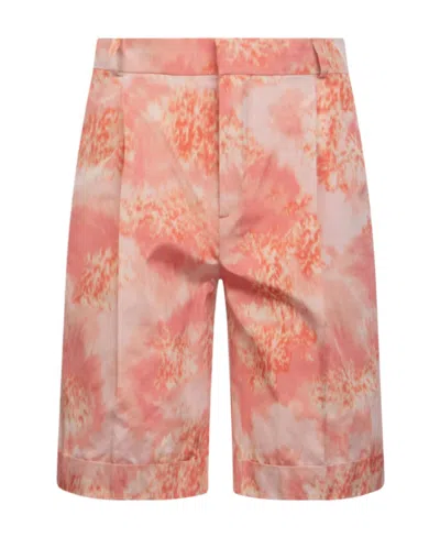Dior Printed Shorts In Pink