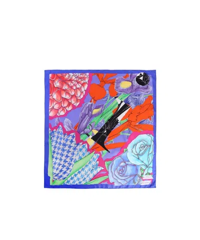 Dior Printed Silk Scarf In Multicolor