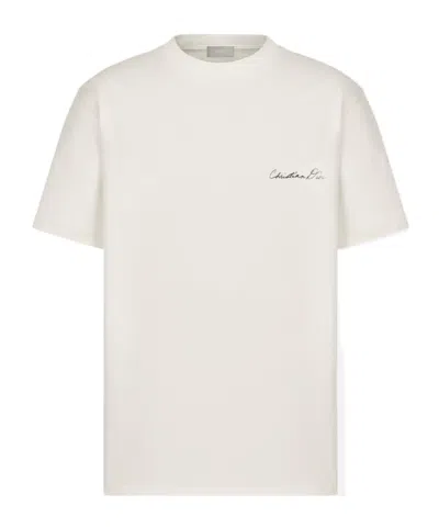 Dior Printed T-shirt In White