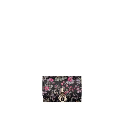 Dior Glycine My  Printed Wallet Women In Black