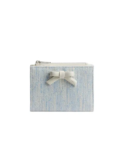 Dior Promenade Dahlia Wallet In Blue