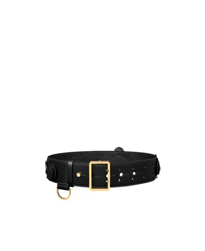 Dior Punk Needle Buckle Belt In Black