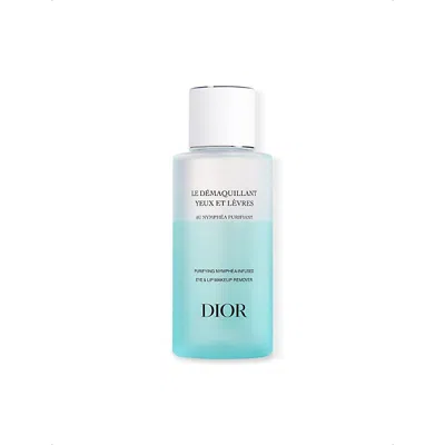 Dior Purifying Nymphéa Bi-phase Eye And Lip Make-up Remover 125ml In White