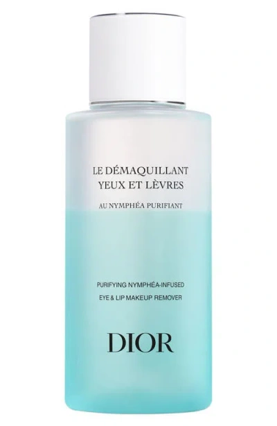 Dior Purifying Nymphéa-infused Bi-phase Eye & Lip Makeup Remover In No Color