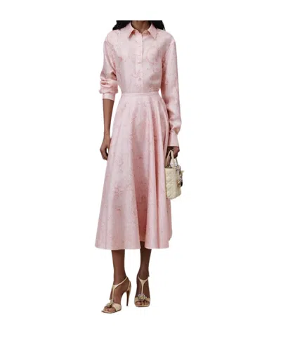 Dior Qixi Blouse In Pink