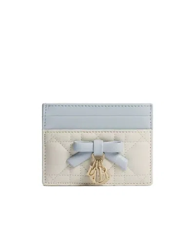 Dior Qixi Lady  Freesia Card Holder In Multi