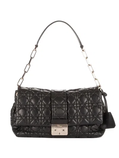 Pre-owned Dior Quilted Chain Bag In Black