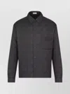 Dior Quilted Design Shirt With Pocket In Black