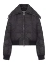 Dior Quilted Down Jacket In Technical Fabric In Black