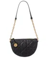 Dior Quilted Leather Crossbody In Black