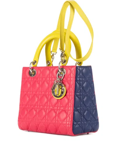 Pre-owned Dior Quilted Shoulder Bag In Pink