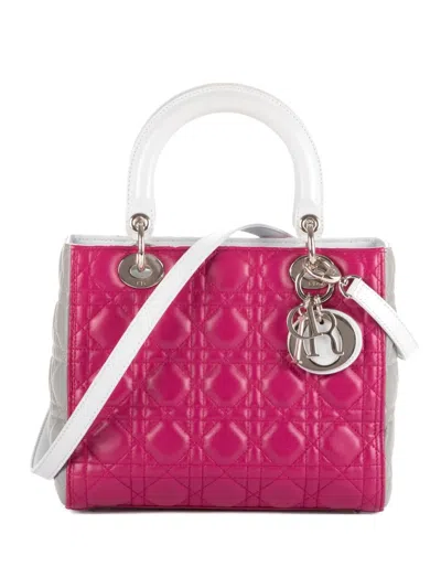 Pre-owned Dior Quilted Shoulder Bag In Pink