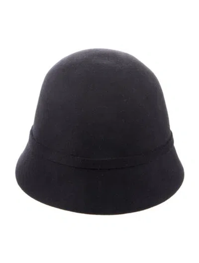 Pre-owned Dior Rabbit Hair Hat In Blue