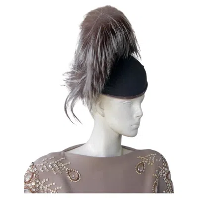 Pre-owned Dior Rare Christian  By John Galliano 2007 Runway Hat In Gray