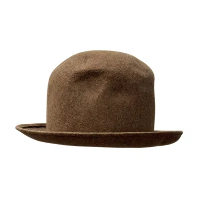 Pre-owned Dior Rare Christian  By John Galliano F/w 2002 Runway Massive Oversized Hat In Brown