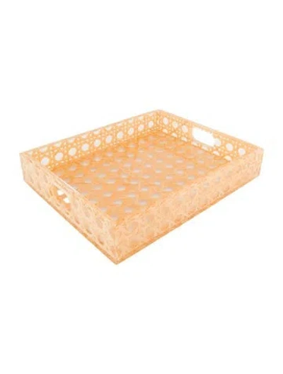 Pre-owned Dior Rattan Cannage Provence Tray
