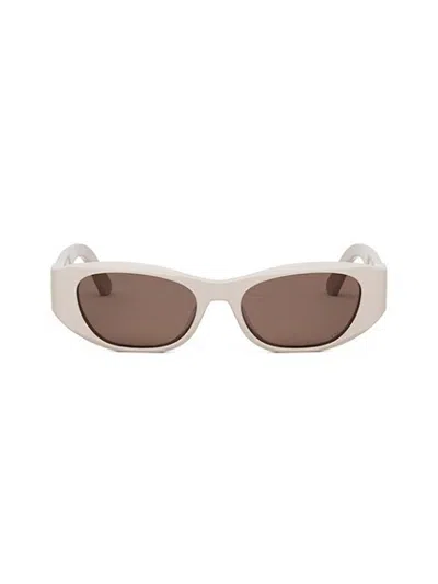 Dior Rectangle Frame Sunglasses In Neutral