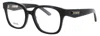 Dior Rectangular Acetate Eyeglasses, 51-19-140 In Black