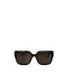 Dior Rectangular Sunglasses In Black