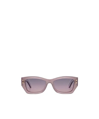 Dior Rectangular Sunglasses In Lavender