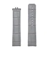 Dior Rectangular Watch Strap In Gray