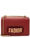 Dior Red Calfskin J'a Flap Bag (authentic Pre-loved)