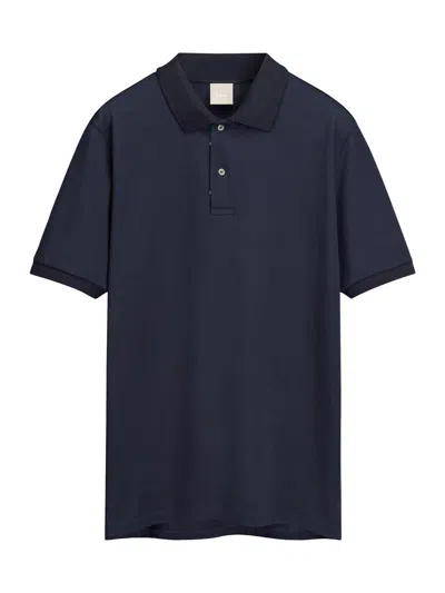 Dior Regimental Polo Shirt, Regular Fit In Blue
