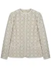 Dior Regular Fit Wool-blend Blazer In Neutral