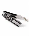 Dior Removable Shoulder Strap White/black In Grey
