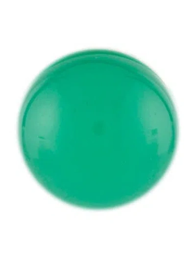 Pre-owned Dior Resin Mise En  Tribale Single Earrings In Green