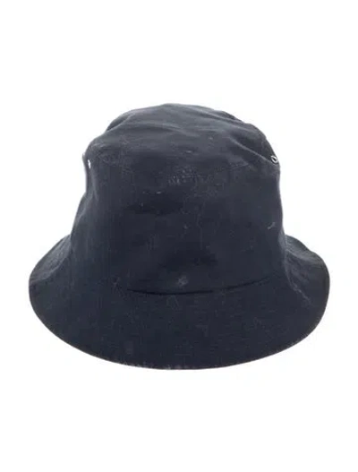 Pre-owned Dior Reversible Bucket Hat In Blue