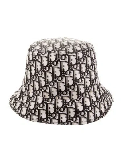 Pre-owned Dior Reversible Bucket Hat In Neutral