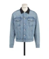 Dior Long-sleeved Denim Jacket In Blue