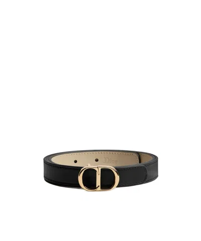 Dior Reversible Cd Icon Belt In Brown