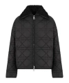 Dior Reversible Macrocannage Peacoat In Black