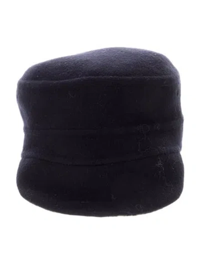 Pre-owned Dior Reversible Newsboy Cap In Blue