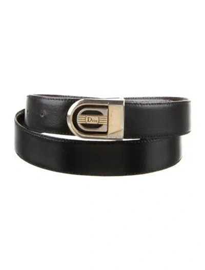 Pre-owned Dior Reversible Skinny Belt Kit In Multi