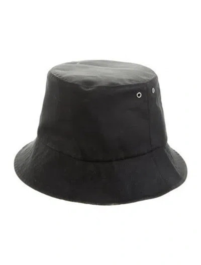 Pre-owned Dior Reversible Teddy Oblique Bucket Hat In Black