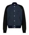 Dior Leather Jacket Clothing In Blue