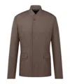 Dior Right-collar Casual Jacket In Brown