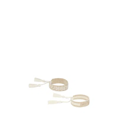 Dior Ring Bracelet Set In Yellow