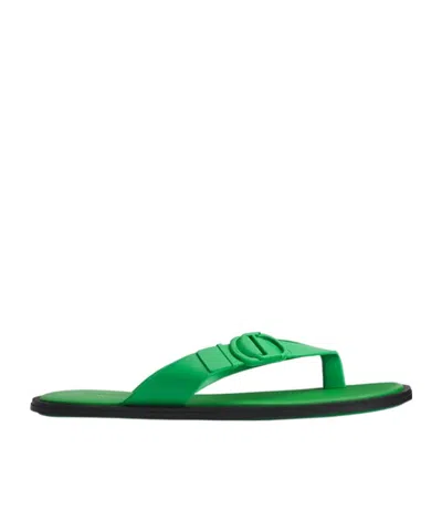 Dior Rivage Thong Sandal In Green