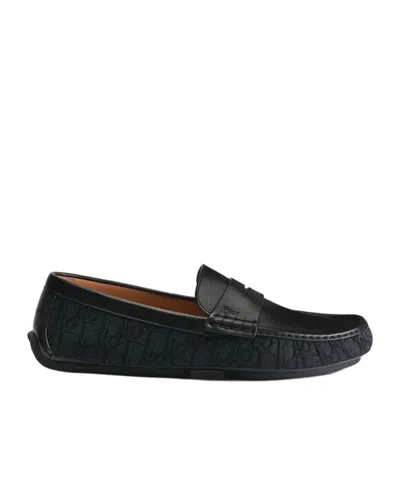 Dior Roadie Loafer In Black