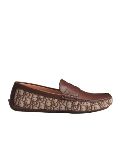 Dior Roadie Loafer In Animal Print