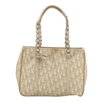 Pre-owned Dior Romantique Beige Canvas Shoulder Bag ()