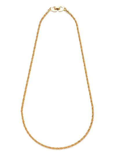 Pre-owned Dior Rope Chain Necklace In Gold