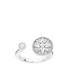Dior Rose Des Vents Engraved Mosaic Ring In White