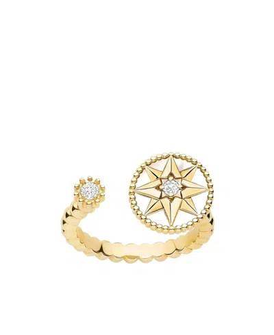 Dior Rose Des Vents Ring Ring In Yellow