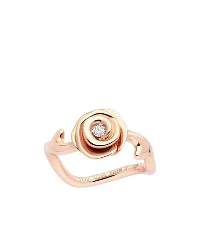 Dior Rose  Couture Ring In Yellow