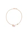 Dior Rose Necklace In Gold